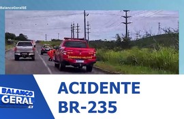 Colisão entre quatro motocicletas na BR-235 mobiliza Corpo de Bombeiros