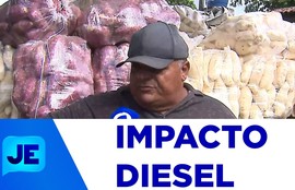 Preço alto do óleo diesel provoca o aumento do preço dos alimentos
