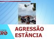 Homem flagrado agredindo mulher em via pública em Estância é preso