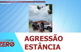 Homem flagrado agredindo mulher em via pública em Estância é preso
