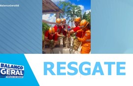 Corpo de Bombeiros de Sergipe realiza resgate de um cachorro em uma cisterna