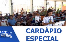 Restaurante Padre Pedro oferece cardápio especial com peixe para pessoas em situação de rua