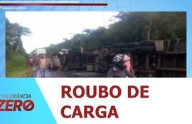 Carga espalhada após acidente não é convite para saque