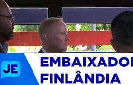 Embaixador da Finlândia no Brasil está cumprindo agenda oficial em Sergipe