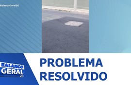 Problema resolvido na Av. Tiradentes no Bairro Novo Paraíso Zona Oeste de Aracaju