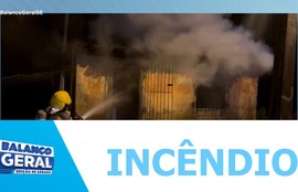 Incêndio atinge barracão de fogos e deixa um ferido