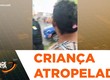 Vídeo mostra homem suspeito de atropelar e matar criança de 3 anos indo embora