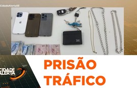Suspeito de tráfico de drogas é preso em flagrante em São Cristóvão