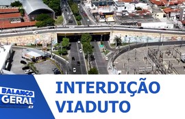 Interdição no viaduto da Av. Francisco Porto altera trânsito na região nesta quinta-feira