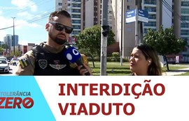 Interdição no viaduto da Av. Francisco Porto altera trânsito na região nesta quinta-feira