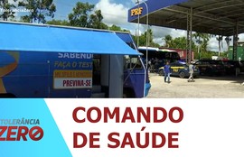 PRF realizou uma ação do comando de saúde em parceria com a Secretaria de Estado da Saúde de Sergipe
