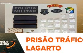 Mulher suspeita de tráfico de drogas é presa