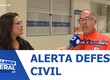 Defesa Civil faz alerta para chuvas intensas nas próximas horas na capital