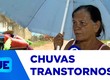 Chuvas que atingiram o estado causaram transtornos em diversos locais