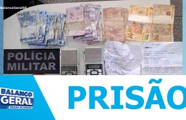 Suspeito de tráfico de drogas é preso em Maruim