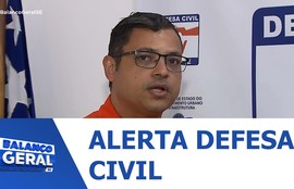 Defesa Civil de Sergipe emite alerta de chuvas moderadas para esta terça feira no estado
