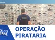 Receita Federal realiza operação contra pirataria de vestuário e tênis no centro da capital