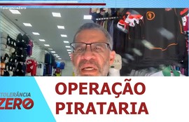 Receita Federal realiza operação contra pirataria de vestuário e tênis no centro da capital