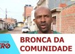 Moradores da Rua Fábio Aparecido dos Santos, em São Cristóvão, sofrem com poeira e lama