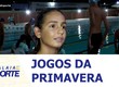 Os Jogos da Primavera movimentam o Parque Aquático Zé Peixe durante as provas de natação