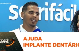 Após apelo no Cidade Alerta, Sorrifácil faz implante dentário de garçom