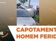 Carro capota e atinge outros veículos na Barra dos Coqueiros