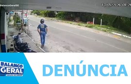 Polícia Civil divulga imagens do suspeito de matar homem em oficina