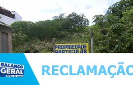 População afirma que terreno no bairro cidade nova está servindo de esconderijo para marginais