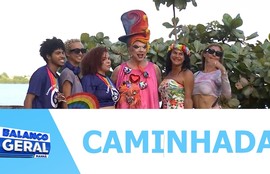 Evento foi marcado com discursos de luta por respeito e inclusão da população lgbt+