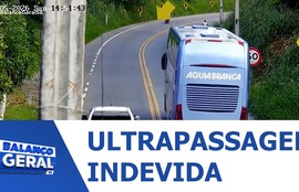 Uma ultrapassagem irregular por pouco não terminou em tragédia em uma rodovia de Estância
