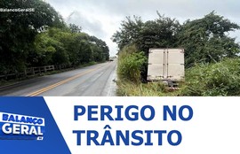 Caminhão tomba após tentativa de evitar colisão na SE-170 entre Itabaiana e Campo do Brito