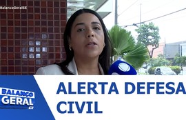 Defesa Civil de Aracaju já registrou 50mm de chuva apenas na manhã de hoje