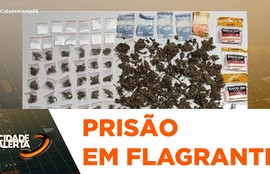 Ponto de tráfico de drogas é desarticulado em Lagarto; suspeito foi preso