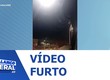 Confira vídeo de flagrante de furto em obra pública