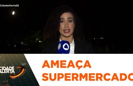 Suspeito de furto, quebrar garrafa e ameaçar funcionários de supermercado em Aracaju