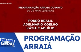 Confira a programação do Arraiá do Povo para este fim de semana