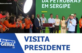 Em visita a fábrica da FAFEN anuncia 72,5 bilhões de reais em investimentos da Petrobras em Sergipe