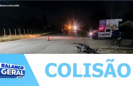 Colisão entre carro e moto deixa duas pessoas feridas