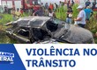Seis mortes foram registradas em acidentes na capital e no interior do estado