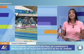Atleta Rafael Aguiar está na final do campeonato brasileiro de natação