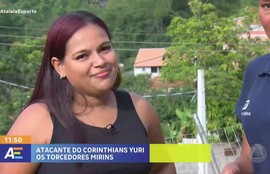 Atacante do corinthians Yuri Alberto faz sucesso com torcedores mirins