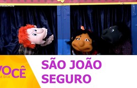 Teatro de fantoches do Corpo de Bombeiros apresenta a peça ‘São João Seguro’