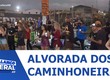 Hoje aconteceu a Alvorada dos Caminhoneiros com show comandado pelo cantor Henry Freitas