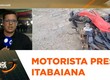 Motorista é detido após colisão com motocicleta e fuga na BR-235