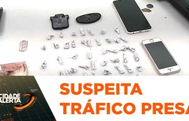 Suspeita de tráfico de drogas é presa em flagrante em Socorro