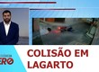 Colisão deixa motociclista ferido no Centro de Lagarto