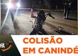 Colisão entre motocicletas deixa dois mortos e um adolescente ferido no interior
