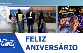 Hoje é o aniversário do apresentador Fábio Henrique