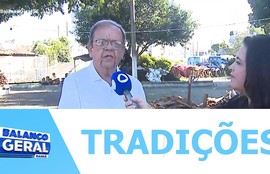 A tradição de acender fogueira segue firme, em Aracaju