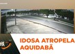Idosa é atropelada por adolescente que conduzia moto e sofre múltiplas fraturas